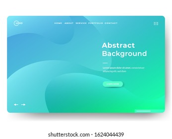 Abstract background design. Landing page template for websites and mobile websites. Vector illustration