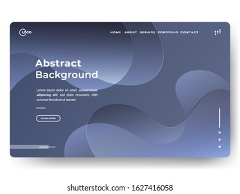 Abstract background design. Landing page template for websites and mobile websites. Vector illustration