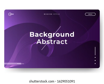 Abstract background design. Landing page template for websites and mobile websites. Vector illustration