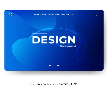 Abstract background design. Landing page template for websites and mobile websites. Vector illustration