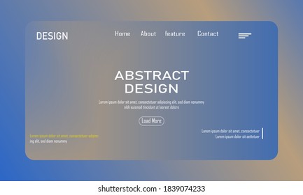 Abstract background design. Landing page template. web page design for website and mobile development. Eps10 vector
