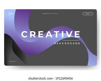 Abstract background design. Landing page template. web page design for website and mobile development
