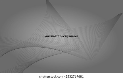Abstract background design with light gray diagonal lines pattern. Vector horizontal format suitable for digital luxury business banners, contemporary covers, luxury premium. eps 10