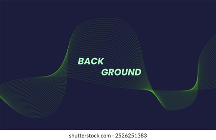 Abstract background design with light green diagonal lines pattern. Vector horizontal format suitable for digital luxury business banners, contemporary covers, luxury premium. eps 10