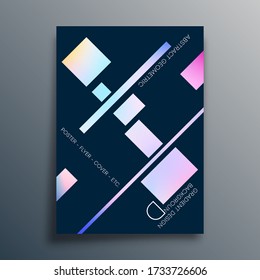 Abstract background design with linear gradient texture for wallpaper, flyer, poster, brochure cover, typography, or other printing products. Vector illustration.
