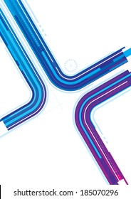 Abstract Background Design with Lines 