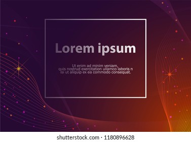 Abstract background design with lines. Template. Vector illustration.