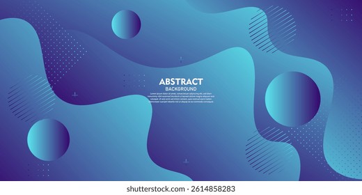 Abstract background design liquid color wave blue. Dynamic shape composition with simple pattern. Vector Eps10