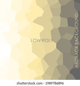 Abstract background design with low poly style