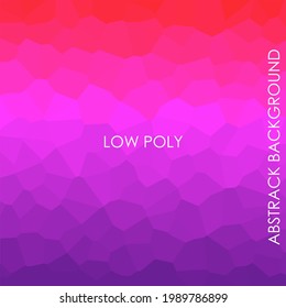 Abstract background design with low poly style