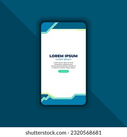 Abstract Background Design for Mobile Landing Page