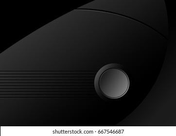 Abstract background design modern with black metal texture. vector illustration. copy space ready for text and logo.
