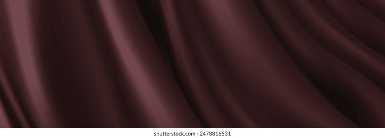 Abstract background design. Modern fabric curtain vector illustration. 