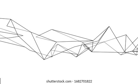 Abstract background design, modern geometric pattern, vector illustration