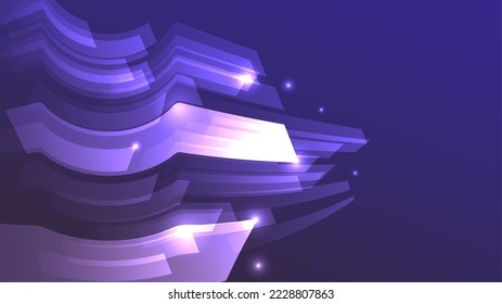 Diseño de fondo abstracto con un estilo moderno de rayas de lujo