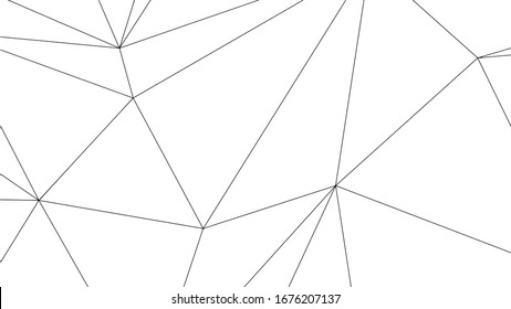 Abstract background design, modern pattern with connected thin lines, vector illustration