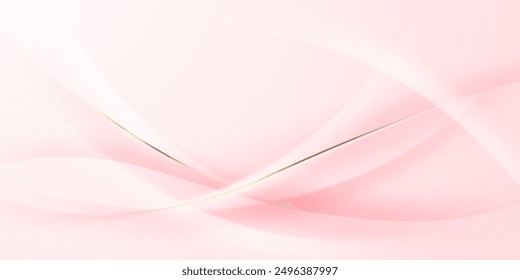 Abstract background design, modern pink and gold geometric element design.