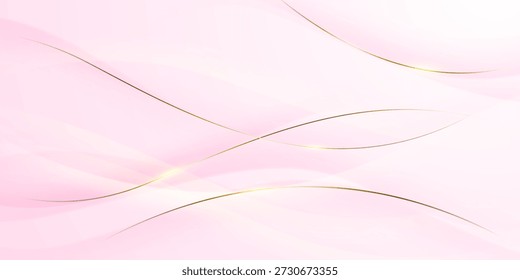 Design de fundo abstrato, design moderno de elementos geométricos rosa e dourado.