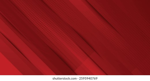 Abstract background design modern red and gold geometric elements vector simple art