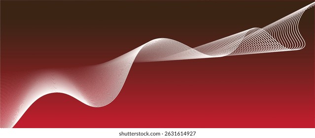 Abstraktes Hintergrunddesign moderne rot-weiße geometrische Elemente, Vektorgrafik.