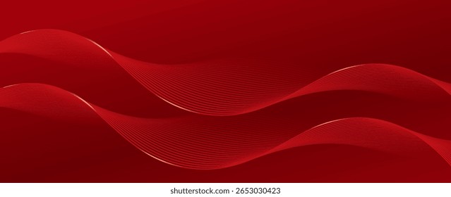 Abstract background design modern red and gold geometric elements vector illustration. eps 10