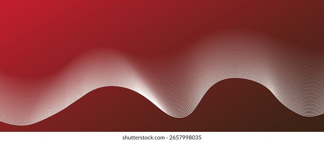 Diseño de fondo Abstractas Ilustración vectorial de Elementos geométricos rojos y blancos modernos. EPS 10
