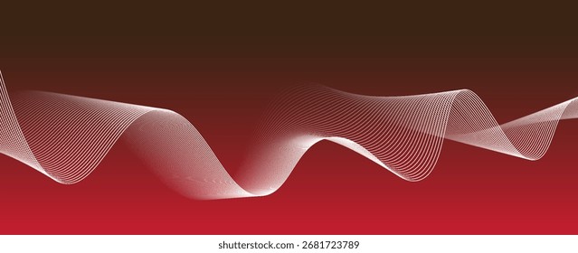 Abstraktes Hintergrunddesign moderne rot-weiße geometrische Elemente, Vektorgrafik.