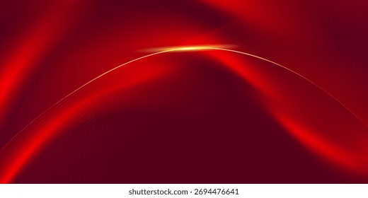 Abstract background design modern red and gold geometric elements vector eps10