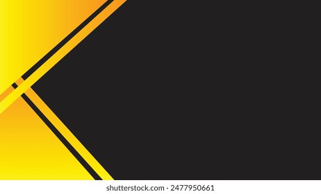 Diseño de fondo Abstractas con estilo moderno, fondo abstracto con colores amarillos y negros