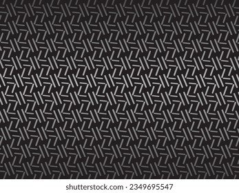 Abstraktes Hintergrunddesign. Moderne Linienmuster (Guilloche-Kurven) in einfarbigen Farben. Premium-Textur für Banner, Banner, Business-Hintergründe. Dunkle horizontale Vektorvorlage.