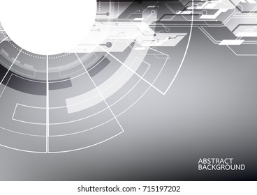Abstract background design modern with white technology background. vector illustration. copy space ready for text and logo.