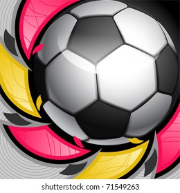 Abstract background for design on a football theme