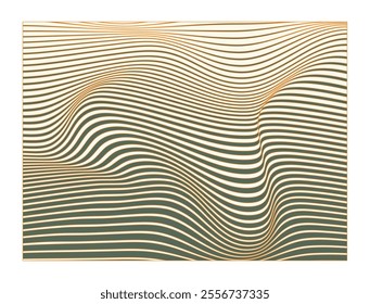 Abstract background design with orange, green and white line pattern. Vector horizontal format for digital luxury business banner, contemporary cover, luxury premium.
