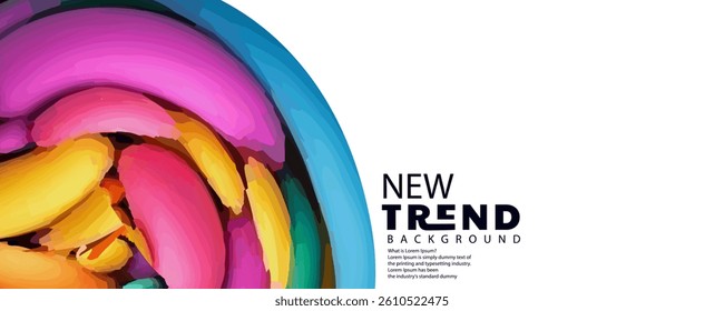 abstract  background design, Abstract orange and red gradient geometric shape circle background. Modern futuristic background. Can be use for landing page, book covers, brochures, flyers, magazines
