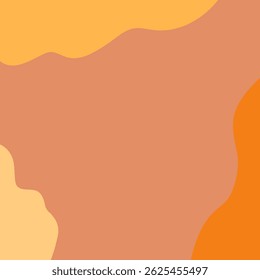 Abstract background design with orange, yellow, and light brown colors with soft transitions