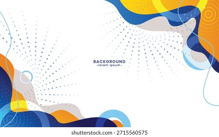 Abstraktes Hintergrunddesign mit organischen Formen und hellen Farben. Abstraktes Hintergrunddesign mit organischen Formen und hellen Farben. Geeignet für lebendige und moderne Grafikdesign-Projekte oder Marketing