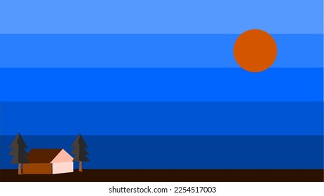 abstraktes Hintergrunddesign. abstraktes Maldesign. Bildschirmhintergrund. Sonnenaufgang