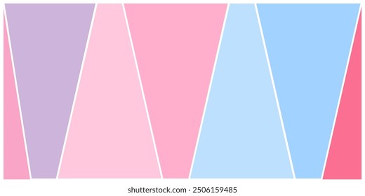 Abstract background design. Pastel color vector triangle pattern. Colorful illustration in polygonal style with pastel colors.