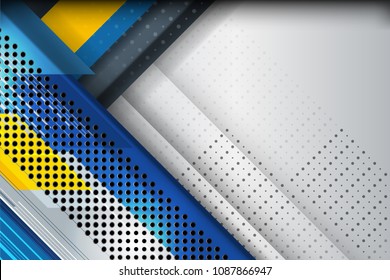 abstract background design with perforated plate metal texture, vector illustration