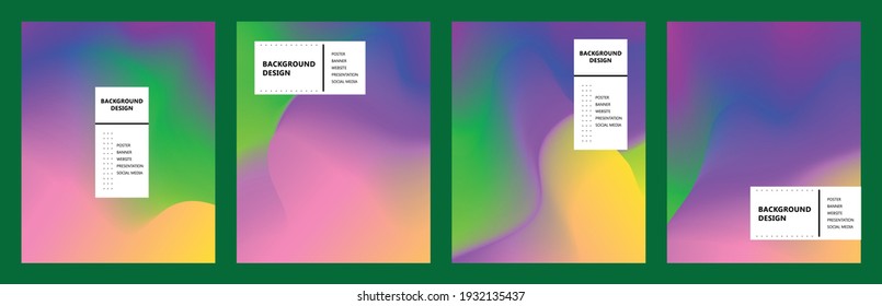 abstraktes Hintergrunddesign mit rosafarbener, grüner und violetter Farbe