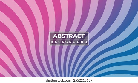 Abstract Background Design Pink, Purple, Blue Swirls, Stripes, Gradient