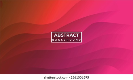 Abstract Background Design Pink, Red, Wave, Gradient, Curve