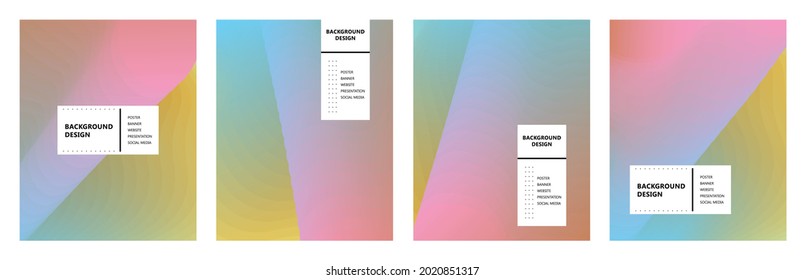 abstract background design with pinkish blue and yellow color - Shutterstock ID 2020851317