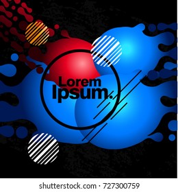 Abstract Background Design with Placing Text. You can use for poster, Web Banner, and CD Cover. Vector Eps10