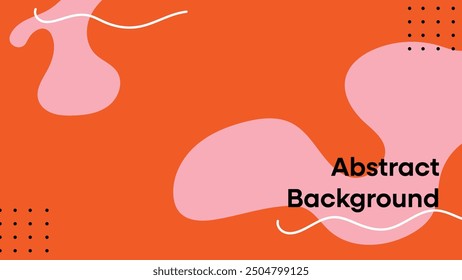 Abstract Background Design with playful color, this design can use for presentation, promotion, banner, poster, product or marketing material.