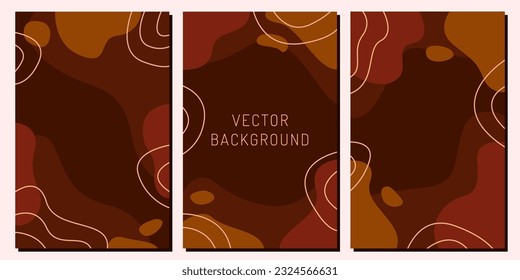 abstract background design for a post in the instastory feed. doodles shake a hand-drawn object with doodles. advertising banner for social networks