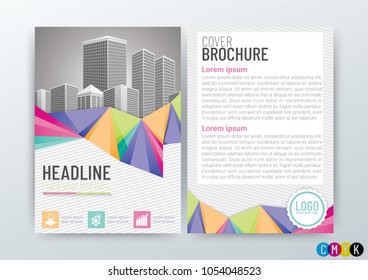 Abstract background design, poster flyer pamphlet brochure, cover layout, company profile, template in A4 size-Vector Illustration