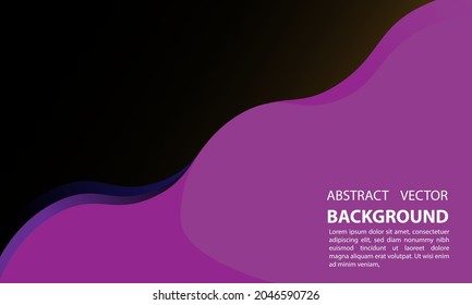 abstract background design with purple and orange black with liquid form vector gradation eps 10