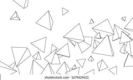 Abstract background design with pyramids shapes, modern pattern, vector illustration
