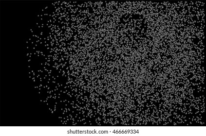 Abstract background design with random circles. Vector illustration.